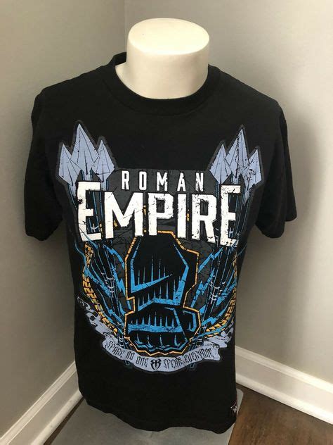 Roman Reigns WWE Roman Empire Black T-shirt Mens Sz M Wrestling ...