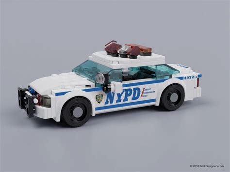 NYPD Sedan | Lego van, Cool lego, Lego custom minifigures