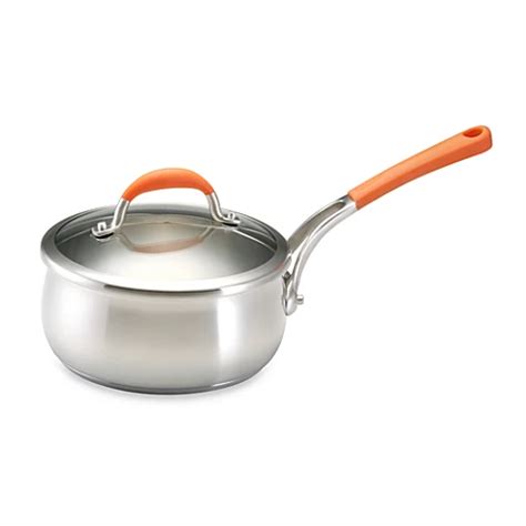 Rachael Ray Stainless Steel 3-Quart Saucepan - Bed Bath & Beyond