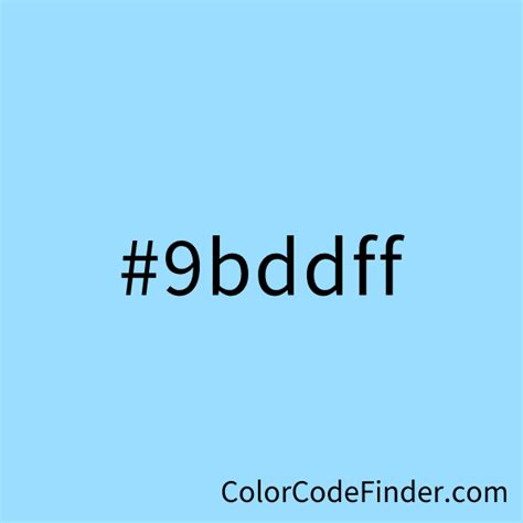 Columbia Blue Color Code is #9bddff