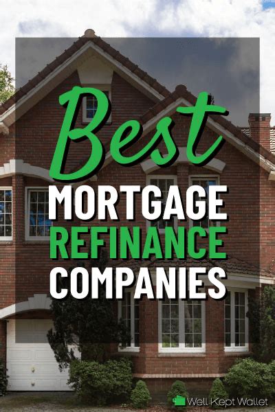 10 Best Mortgage Refinance Companies in 2023 - Well Kept Wallet