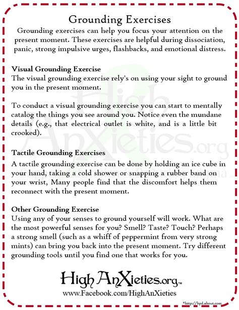 Grounding Exercises | Grounding exercises, Counseling techniques, Grounding techniques