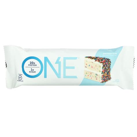 One Brands, ONE Bar, Birthday Cake, 12 Bars, 2.12 oz (60 g) Each