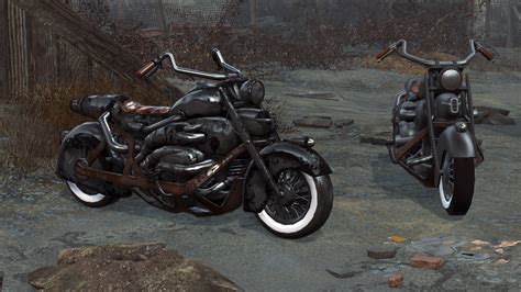 Lone Wanderer Motorcycle - Black Edition - Fallout 4 / FO4 mods