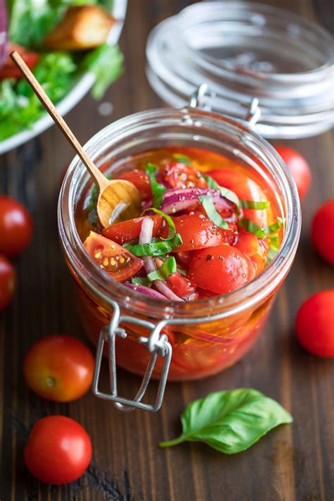 Marinated Cherry Tomatoes Recipe - Peas and Crayons