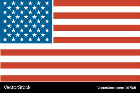 American flag Royalty Free Vector Image - VectorStock