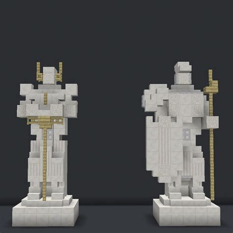 Minecraft Memes and Builds on Instagram: “Would you use these Knight statues in your builds ...