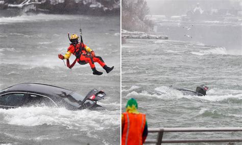 Tragedy As Woman DELIBERATELY Drives Vehicle Into River At Niagara Falls As Rescue Officials ...