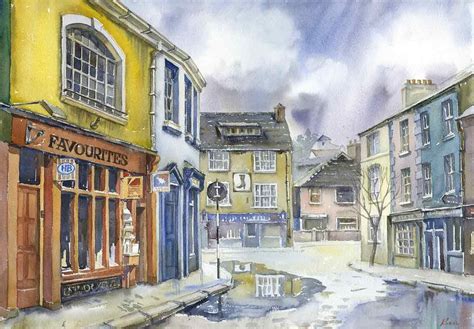 Pin by Ludmila Korol Modern Art on Irish Watercolors in 2021 | Irish countryside, Irish pub ...