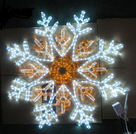 led rope light Snowflake/christmas snowflake/outdoor light snowflakes