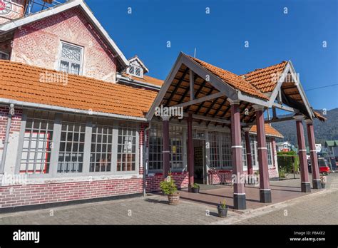 Colonial style architecture, Post Office building, Nuwara Eliya, Central Province, Sri Lanka ...