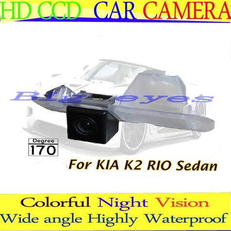 CCD Car rear view Camera Backup Camera for Kia K2 Kia Rio Sedan(2011 ...