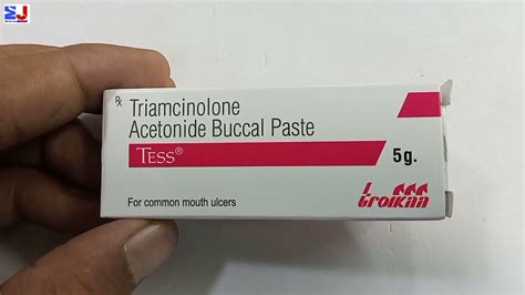 Tess Paste | Triamcinolone Acetonide Buccal paste | Tess Paste uses side effect benefit Review ...