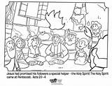 Holy Spirit Coloring Pages Printable sketch template