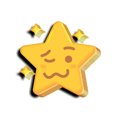 emoji estrela fofa 12959026 PNG