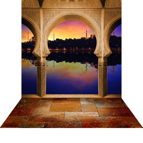 Arabian Nights with Mosaic Arch | Photo Backdrops | Photo backdrop, Wedding backdrop ...