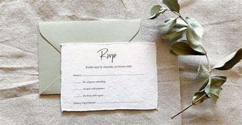 RSVP Cards for Wedding Invitations: Is it Worth the Cost?