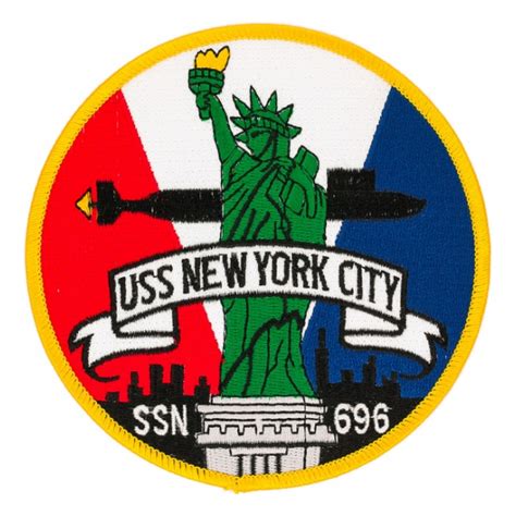 USS New York City SSN-696 Patch | Flying Tigers Surplus