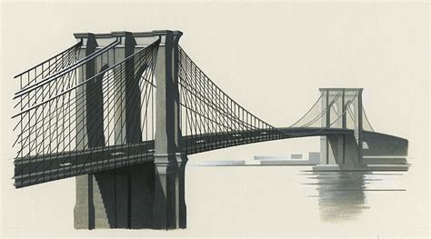 Brooklyn Bridge Sketch at PaintingValley.com | Explore collection of ...