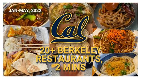 20+ Berkeley Restaurants in 2 mins: What I Eat in a Day @ UC Berkeley Vlog & Food Tour - YouTube