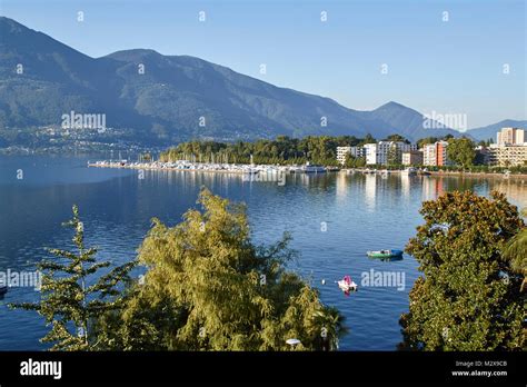 Locarno lake view, Lago Maggiore Stock Photo - Alamy