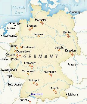 A map of Germany