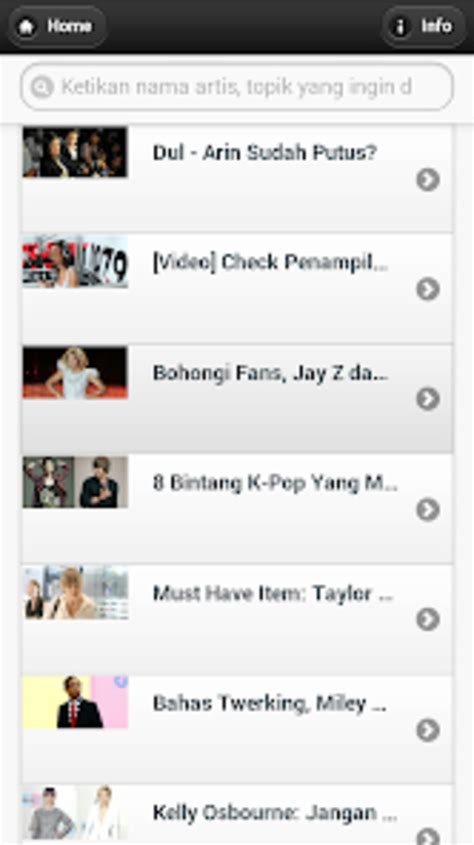 Berita Gosip Artis Indonesia para Android - Download