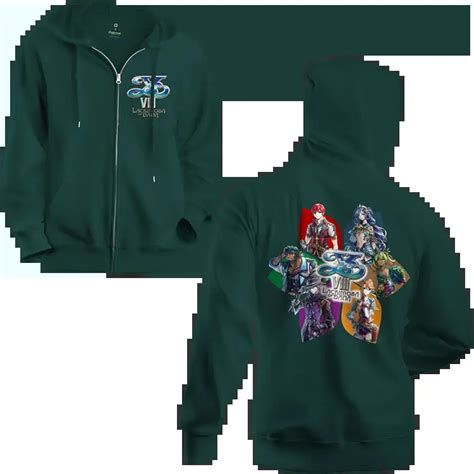 Ys VIII Characters – Licensed Zipped Hoodie | 日本ファルコム 公式サイト