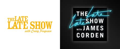 Brand New: New Logo and Show Open for The Late Late Show with James Corden by Trollbäck+Company