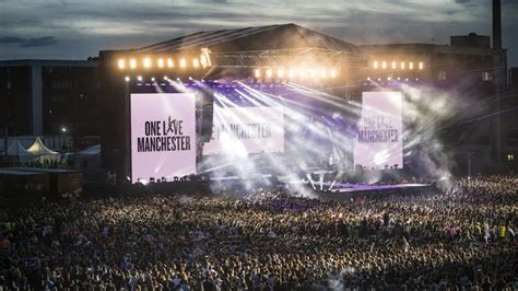 One Love Manchester: Joy shines through pain at benefit concert - BBC News