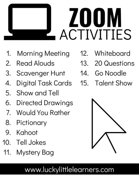 Zoom Activities to Use with Distance Learning | Digital learning ...