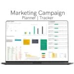 Marketing Campaign Planner & Ads Tracker | Excel Spreadsheet