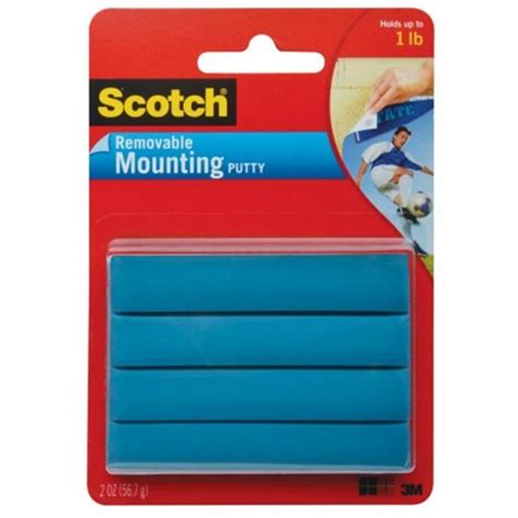 3M 1494645 Scotch Lightweight Mounting Putty - 3 oz, Blue - Walmart.com - Walmart.com