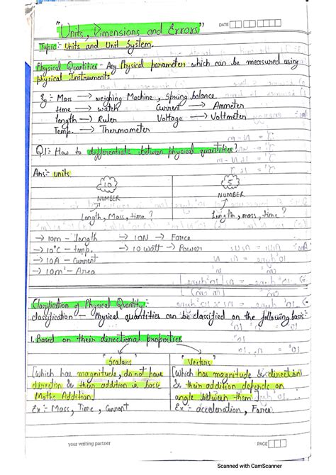 SOLUTION: Complete units and dimensions best notes on internet by ''rajwant sir'' ''physics ...