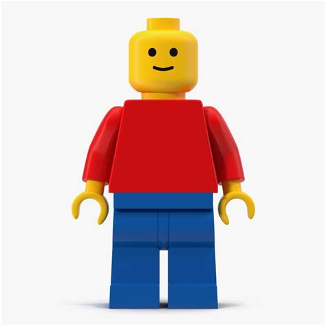 Classic Lego Man 3D Model #AD ,#Lego#Classic#Model#Man | Classic lego ...