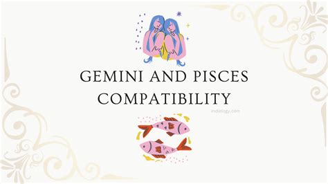 Gemini and Pisces Compatibility in love, relationships and marriage ...