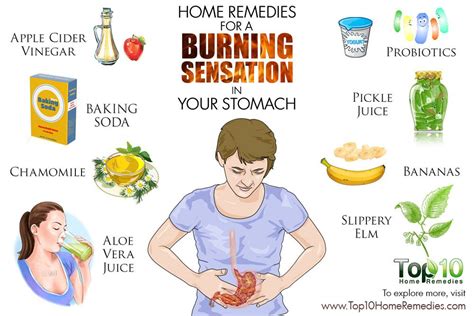 Home Remedies for a Burning Sensation in the Stomach | Top 10 Home Remedies