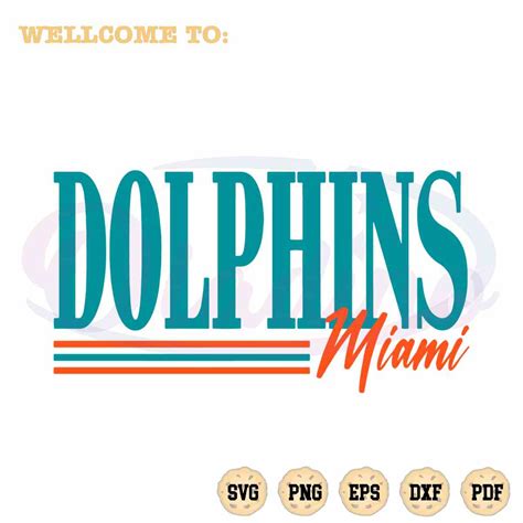 Miami Dolphins NFL Football Players Best Design SVG Digital Files