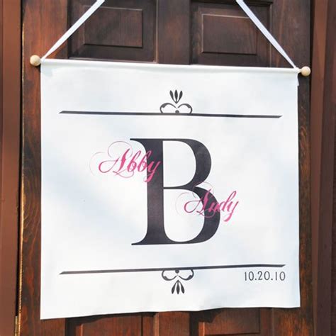 Custom Printed Wedding Banner