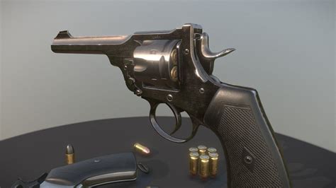 Webley MK VI Revolver - 3D model by David7S [6ab1072] - Sketchfab