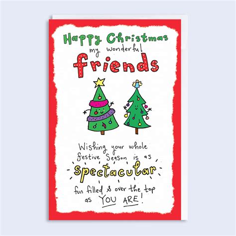 Higgledy Piggledy Christmas Card Wonderful Friends - Garlanna Greeting ...