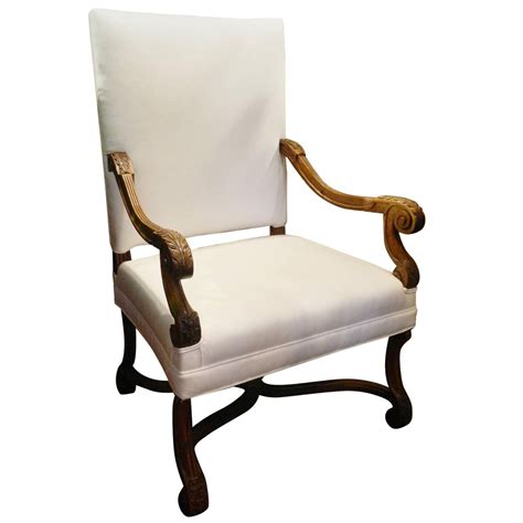 Pair of French Provincial Style Armchairs at 1stDibs