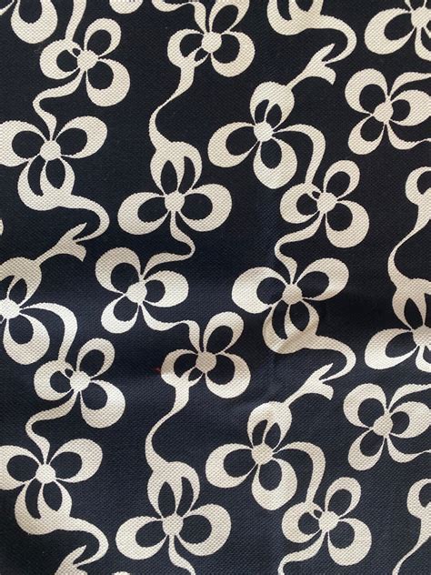 Vintage Novelty Fabric Remnant Black and White Bows - Etsy