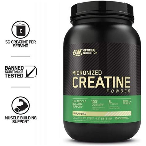 Optimum Nutrition Micronized Creatine Powder, 400 Servings - Walmart.com - Walmart.com