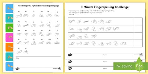 ASL Shapes and Fingerspelling Worksheets – Teacher Jeanell - Worksheets ...