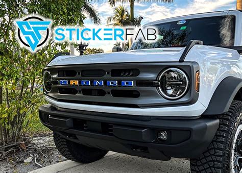 Hello From StickerFab! | Bronco6G - 2021+ Ford Bronco & Bronco Raptor ...