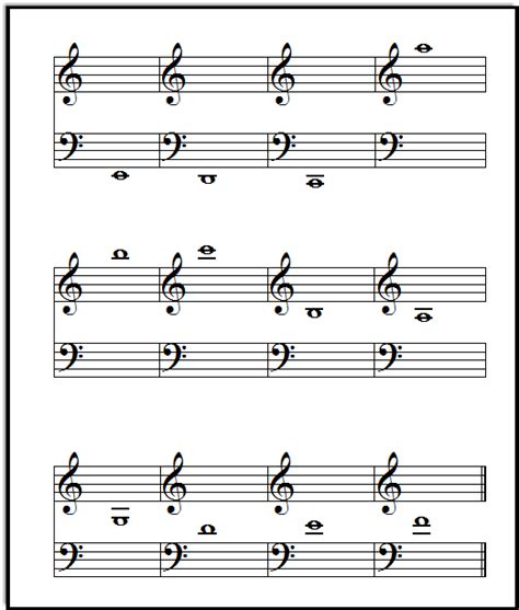 Flashcards for Music Notes with Easy-to-Cut Lines