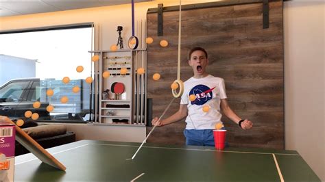 Ping Pong Trick Shots 2 - YouTube