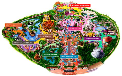 Walt Disney World Theme Parks Map United States Map | Sexiz Pix