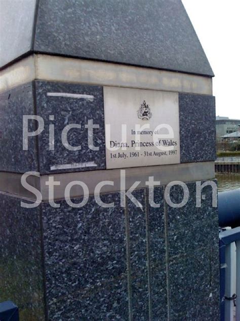 Plaque Princess of Wales Bridge | Picture Stockton Archive